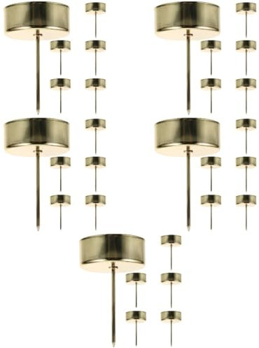 TOPBATHY 30 STK Kerzenhalter Teelichttasse für den Urlaub weihnachtliche Tischdekoration christbaumkerzen Halterung Christbaum kerzenständer Kerzenbecher aus Metall Weihnachtsdekoration