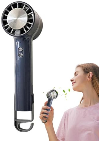 Ice Cooling Fan - Portable Air Conditioner Fan | Small USB Rechargeable Electric Fan Compact Cooling Mode Fan