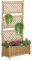 Fioriera 70x30x134,5 cm in legno grigliato di bambù