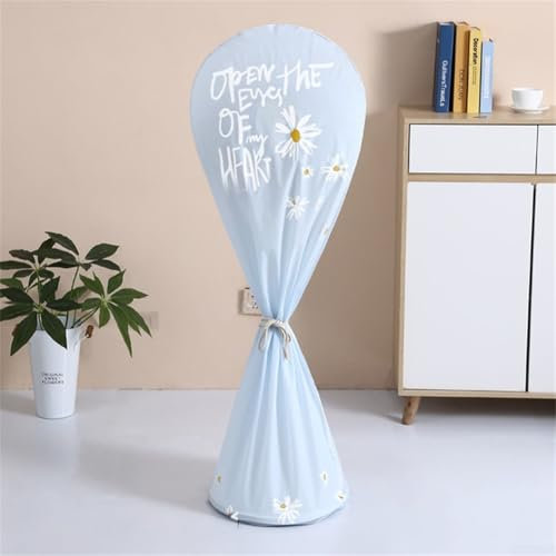 Child Safe Waterproof Dust Cover for Pedestal Fans, Made from Thickened PVC for Long lasting Use (A)