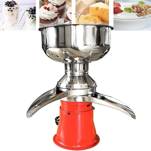 KJHYYPP Separatore di Panna Elettrico, centrifuga per Latte, centrifuga per frappè da 50 l/Ora, per Mucche, cammelli, capre