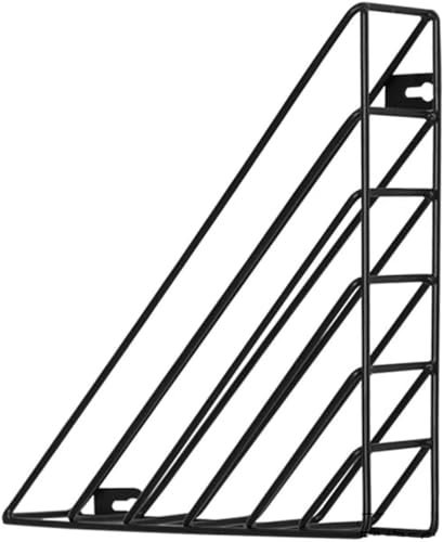 GLFNB 2 3 5 Hängender Wand-Broschürenhalter fürs Büro, moderner Zeitschriften-Organizer für Flughäfen, Wartezimmer, Flure, Badezimmer, minimalistischer Bücher- und Zeitungsständer für Kirchen (Far