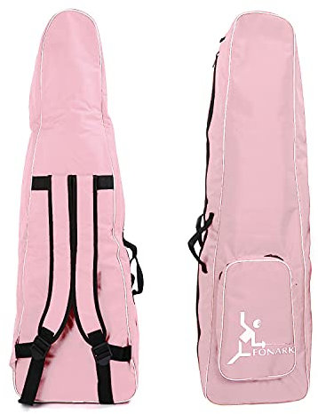 VAYEODEYU Schwerttasche, Fecht-Aufbewahrungstasche for Degensäbel und Florettausrüstung – tragbarer Hema-Schwerttaschen-Rucksack for Fechtschwertanzug und -Maske(Pink)