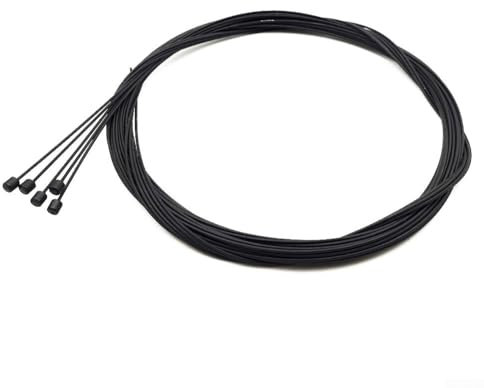 HEBEOT Lot de 5 câbles de dérailleur de vitesse pour vélo - Câble intérieur PTFE - 2,1 m - Pour VTT, vélo de route, vélo pliable