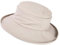 Comhats Regenhut Damen wasserdichte Wandern Sonnenhut Safari Sonnenhut Damen Mütze mit Breite Krempe UPF 50+ Beige Mittel