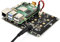 Waveshare PCIe to 4-Ch M.2 Adapter Board for Raspberry Pi 5, Supports 4-Ch NVMe Solid State Drives, Supports Powering Pi5, Onboard LED Indicators, Raspberry Pi 5 NVMe, with 12V 4A Power Supply