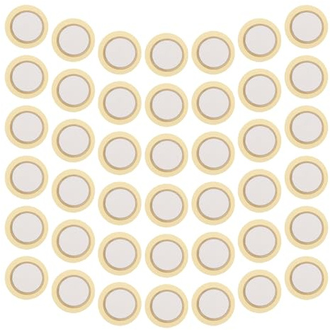 GETAJGHSD 50 Stück Piezo Scheiben 27mm aus Keramik Kupfer Wandler Buzzer Tonabnehmer für E drums und Akustische Trigger