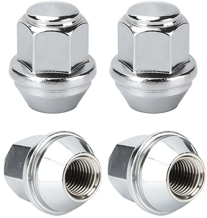 IGXX 4 Pezzi Dadi Ruota M12x1.5, Dadi Esagonali in Lega da 19mm per Ford Lincoln, Universali
