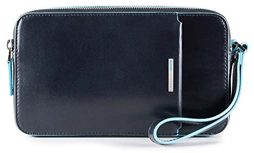 Piquadro Blue Square, Portafoglio Unisex-Adulto, Blu (Blu Notte), 5x12x21 cm (W x H x L)