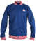 JL Sport England 1966 Retro Fußball Jacke Classic Jahrgang Trainingsanzug Jacke Herren Top-Replica - Blau, L