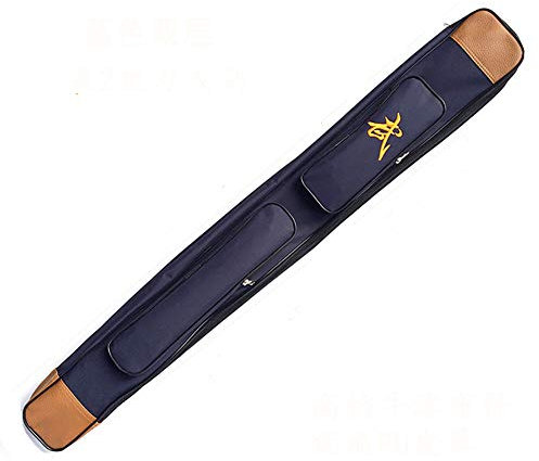 SOFIALXC Bolsas De Espadas De Tai Chi De Doble Capa, Tela Oxford Wushu Bolsa De Arma con Estuche Kendo,Blue