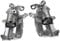 Frankberg 2x Bremssattel Bremszange Hinten Links Rechts Kompatibel mit Transporter IV Bus/Kasten/Pritsche/Fahrgestell Replace# 7D0615424A