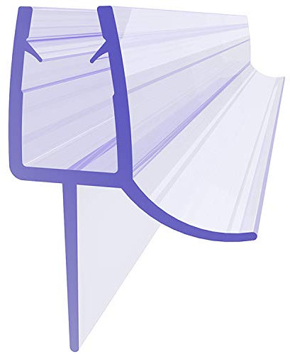 SONNI Ersatzdichtung 120cm Duschdichtung Dichtung für 5mm/ 6mm Glasstärke Dichtlippe Dusche mit Wasserabweiser PVC Dichtung
