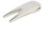 IKAAR Edelstahl Golf Pitchgabel Reparaturwerkzeug Pitch-Putting-Gabel Golf Divot Tool Golfgeschenkartikel für Golf Club Sport Silber