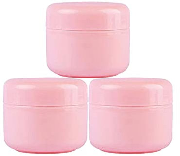 Imirootree Lot de 20 pots ronds vides en plastique pour échantillons de maquillage, 100 ml, Rose