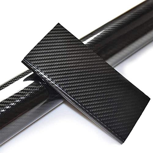 XiXiRan 6D Carbon Folie Auto, Autofolie Carbon Vinyl Wrap 30cm x 152cm, Lackschutzfolie Carbon, Wasserdichter Flexibel Carbon Folie Kohlefaser Autoaufkleber mit Luftkanäle