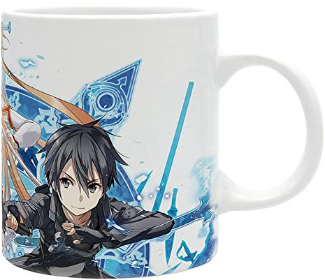 ABYstyle - SWORD ART ONLINE Tasse – 320 ml – Asuna & Kirito Schwert