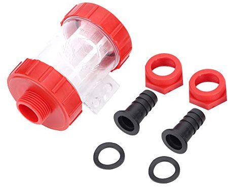 Filtro a Rete in Linea Pompa Acqua Filtro a Rete Pompa Acqua Filtro Irrigazione Filtro per Tubazioni Ad Alto Flusso Accessori per Irrigazione da Giardino(1 Pollice)