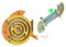 Sharplace 2 Stücke Montessori Zubehör Wasserschlauch Und Fischlabyrinth Spielzeug Fähigkeiten