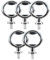 Voyyphixa 5 Pcs Metall FlaschenöFfner EinsäTze Satz Rohlinge, Gewinde BieröFfner Hardware, Epoxidharz Flaschenöffner Zubehör