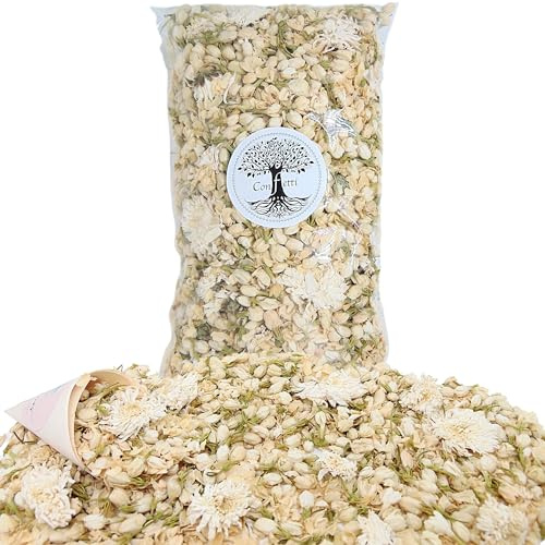 1 Litre Confettis Mariage Blanc Ivoire Fleurs séchées en vrac Naturelles | Décoration Table Bohème Champêtre, Petales de fleurs a Jeter Mariage, France