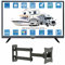 Unispectra ® 22 Pouces LED Full HD TV 12V / 220V (Volts) Tuner TNT et Sat, USB, HDMI. TV 12v Camping Car, Petite Television pour Camion, Caravane, Bateau, télé pour Cuisine