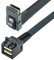 10Gtek® SFF-8643 zu SFF-8087 Kabel, Straight zu Right Angle, Internal Mini SAS HD zu SAS Cable, 1-Meter (3,3 Fuß)