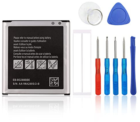 SwarKing Rechargeable 0-Cycle Ersatz Akku Kompatibel mit Samsung Galaxy Xcover 3 SM-G388 EB-BG388BBE with Toolkit
