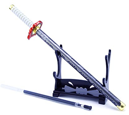 1pc Gel Pen Arma modello per regalo, collezione, scrittura con penna Ricarica Spada Stand (Rengoku Kyoujurou)