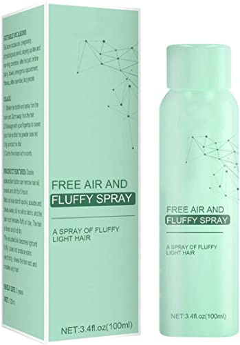 2023 Flauschiges Volumen-Haarspray, Haarkur für fettiges Haar, Leave-In trockenes Haar, flauschiges Haar, faules Öl, langanhaltendes Volumen und Fülle Reinigung Haarvolumen (1 Stück)