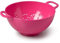 Zeal G209H Scolapasta, Melamina, Rosa Fluo, 15 cm