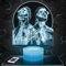 Nachttischlampe - Touch-Nachtlicht Rapper PNL 3D-LED-Lampe Illusion, Geschenkidee Weihnachten Geburtstag Junge und Mädchen Nachttischlampe Kinder- oder Erwachsenenzimmer