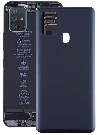ZYGX ATY Batterie rückseitige Abdeckung Für Samsung Galaxy A21S (Schwarz) (Color : Black)