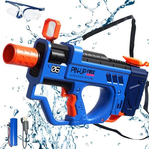 Lubibi Pistola de Agua Electronica,Electric Water Gun,Hydro Gun,Pistola Agua electrica,Pistolas de Agua Eléctricas,Juguetes Piscina niños,Juegos de Agua para niños Exterior,Regalos niños y niñas