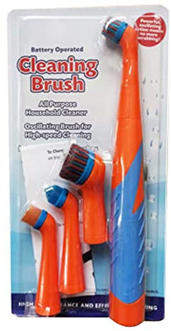 ZBIianxer Cleaner Scrubber Cordless Electric Scrubber Cleaning Brush With 4 Brush Heads For Household Tile Floor Wall