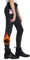 baleaf Kinder Reithose Mädchen Reitleggings Vollbesatz-Reithose Fleece-Pferde-Reithose Leggings Taschen Strumpfhose Schwarz XL