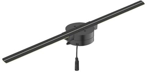 Namvo 3D-Hologramm-Ventilator – Hologramm-Ventilator, künstliche Intelligenz, 3D-LED-Werbe-Hologramm-Ventilator mit bloßem Auge, Hologramm-Ventilator-Projektor, holografische Anzeige für Geschäft