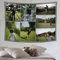 HDYFYP Wandteppich mit Eigenem Foto Name, Personalisierter Foto Collage Tapisserie Selber Gestalten Bedrucken Wandbehänge Wandtuch Geschenk für Schlafzimmer Wohnzimmer Weihnachten (7 Fotos)