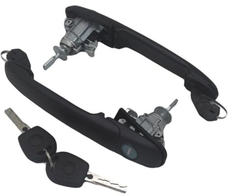 Auto-Innenraum-Türgriff/Passend for Ford Galaxy VW Sharan Seat Alhambra 6K0837205 6K0837206, 2 Stück Türgriff vorne links rechts mit 2 gleichen Schlüsseln Innenraum Türgriff innen passend