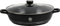Non Stick Coating Casserole Pot Die Cast Stockpot Aluminium with Tempered Glass Lid (24cm Shallow)