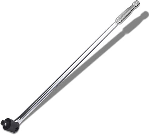 HARDZTOOL Poignée Articulée 1/2 avec Tête Flexible, Construction Sphérique à Ressort, 600 mm Ø 16 mm, Couple Maximal 780 Nm, Poignée Articulée Idéale 1/2 pour Réparations Automobiles et Bricolage