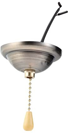 DOITOOL Ceiling Fan Chain Pull Switch Set Ceiling Fan Pull Cord Light Switch Vintage Style Easy Replacement