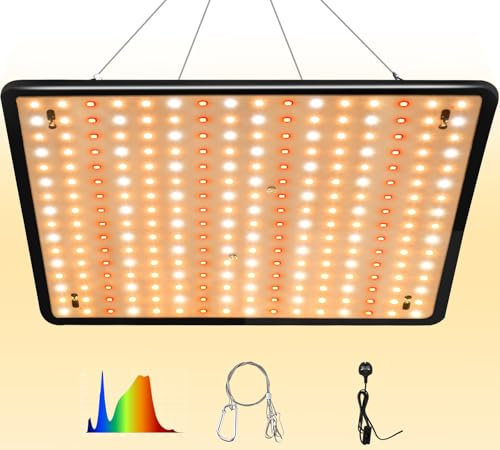 DragonLight 2025 Upgraded EW1000 Grow Lights 70W Full Spectrum Grow Lamp for Greenhouse and Indoor Plant Veg and Flower Growing Coverage 2 x 2Ft