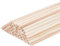 OLYCRAFT 50pcs Tiges Cheville Bois Demi Rondes de 301mm Tiges Bois Non Finies 7x3.5mm Tiges Fendu Bandes Cheville Bois D'Arche Bricolage Artisanat Tressage Tapisserie Décoration Intérieure