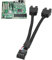 Divisor de cabecera USB de 9 pines, hub interno USB 2.0, expansión de puerto Duall, cable divisor de 9 pines, transmisión de datos estable, conexión duradera para PC, escritorio, hogar, oficinas, uso