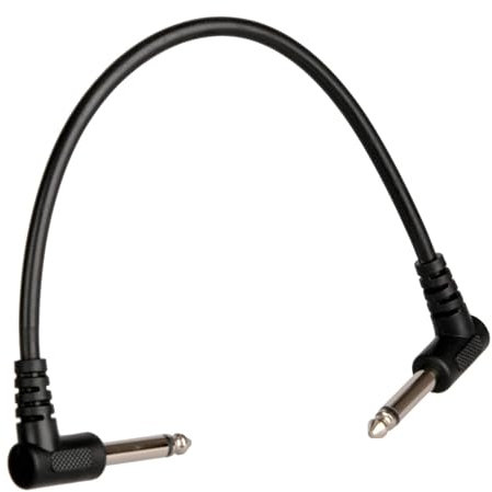 Amagogo Guitar Patch Cable Connect Line 1/4 Instrument Audio Cable Guitar Patch Link Cable for Speaker Systems Effect Pedal Board, 1Pcs