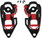 Set di piastre per visiera del casco, 1 paio di ricambi per casco da moto AGV K1 K3sv K5