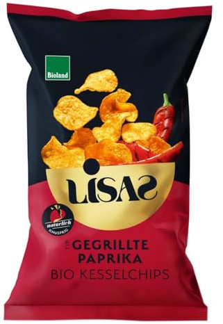 Lisas Kesselchips, Gegrillte Paprika, 115g