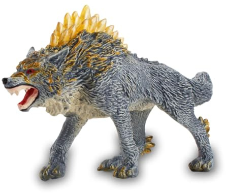 HAUZMLL Wolf Figuren Ornament, Schneewolf Modell Deko, PVC Wolf Ornamente, Realistische Wildtier Simulation, Action Figuren für Jugendliche, Autodekoration & Raumdekoration