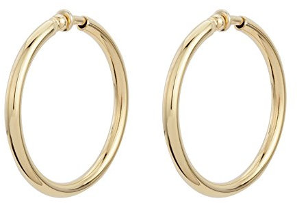 Traveller Ohrclip Creolen - Damen - Ø 45mm - 22kt vergoldet - 155052